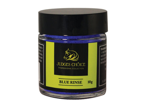 Judges Choice Blue Rinse is used to enhance the horse’s coat, containing light reflecting optical brighteners it makes it great to use on all colors.