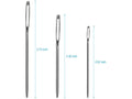 Large Eye Blunt Stainless Steel Plaiting Needles — image 3